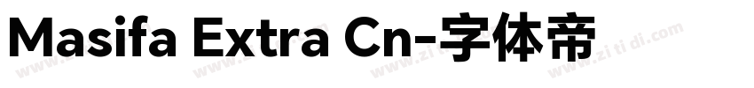 Masifa Extra Cn字体转换